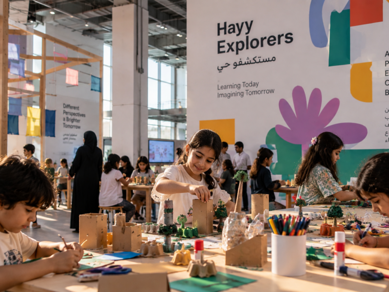 Hayy Explorers Invites Young Minds to Build New Worlds in Jeddah