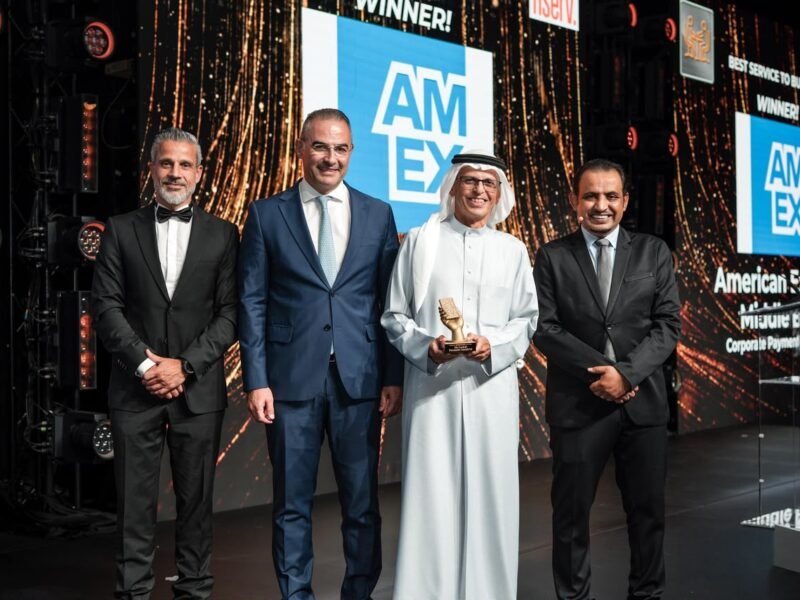 American Express Middle East Wins “Best Service to Business” Award