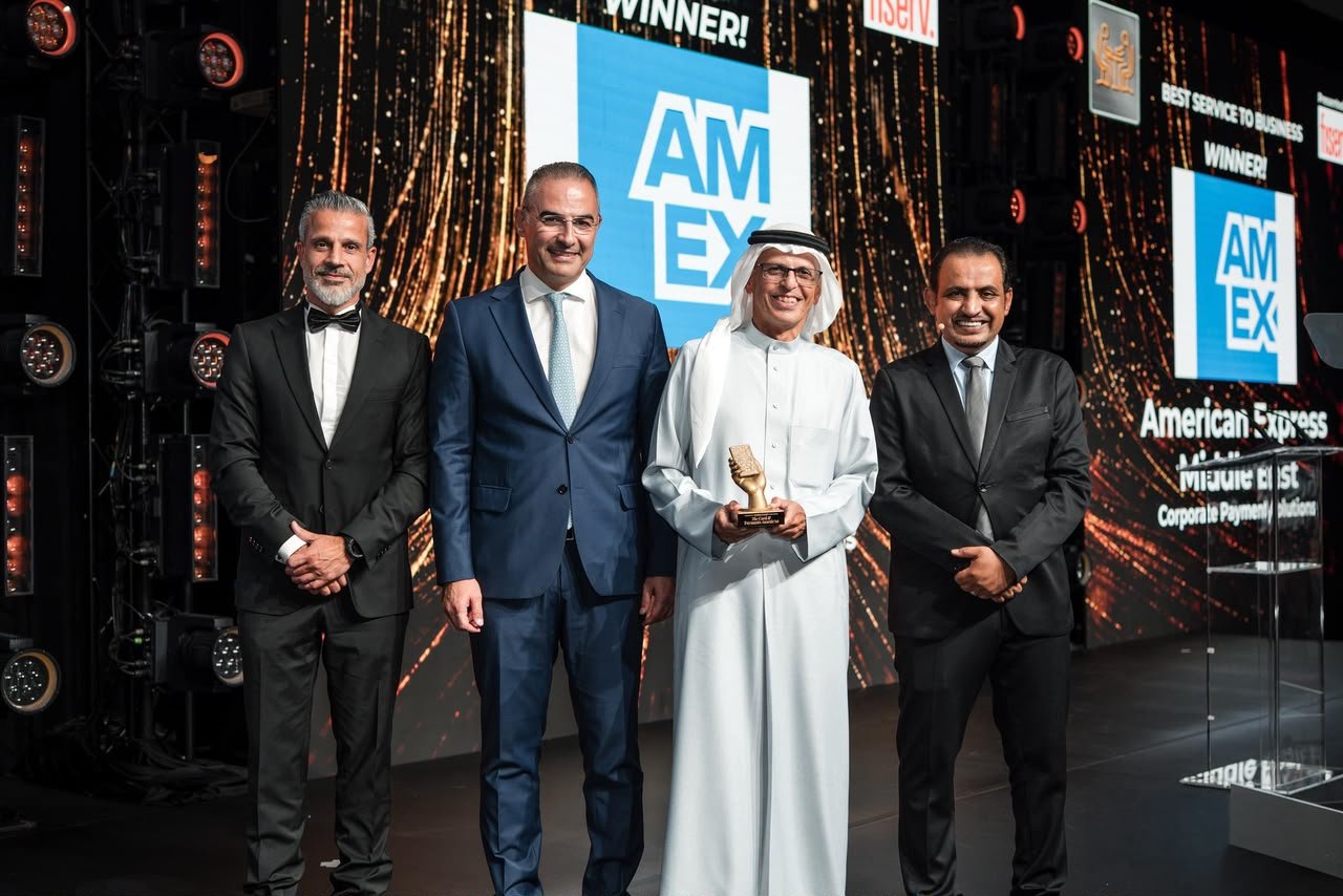 American Express Middle East Wins “Best Service to Business” Award