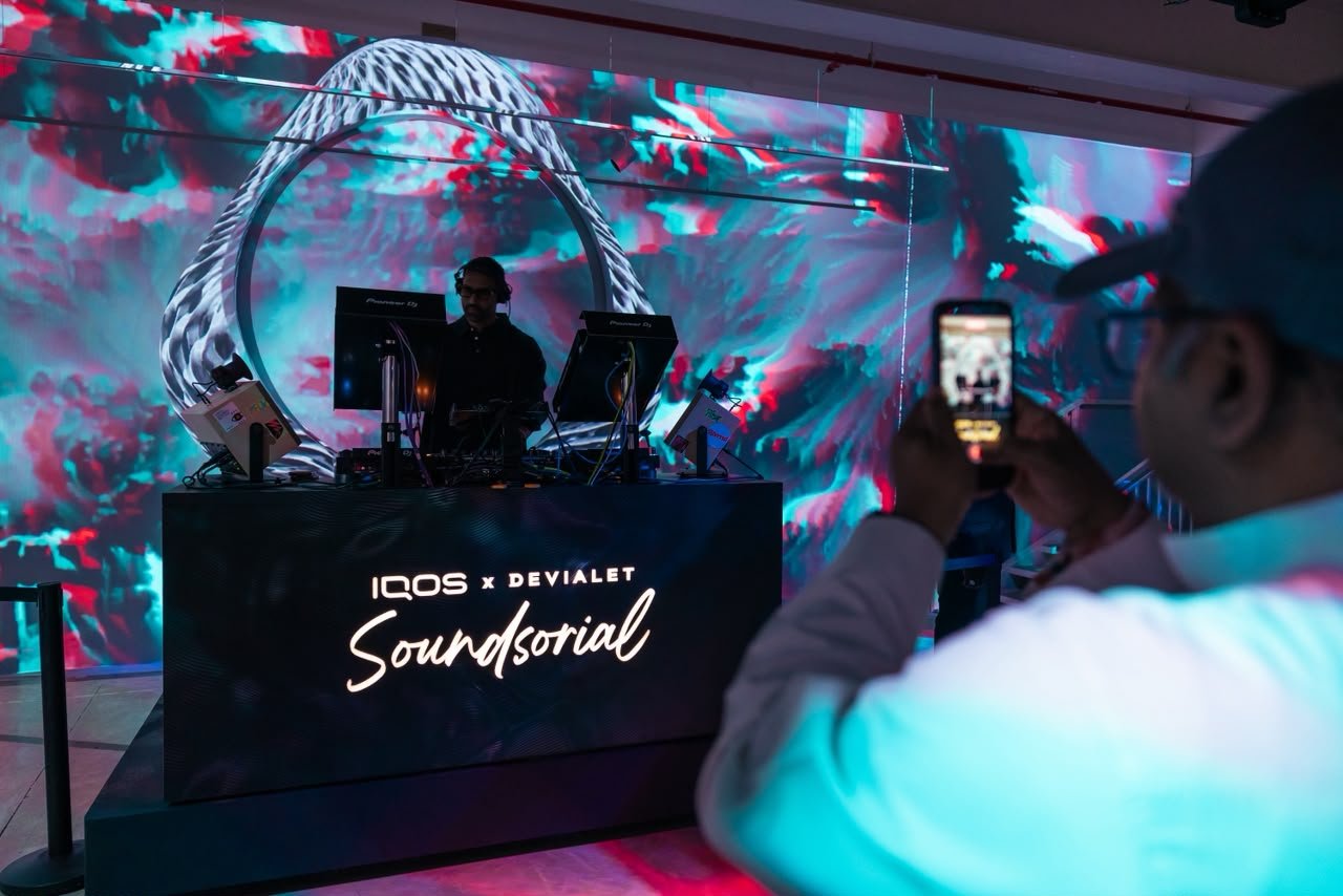 IQOS and Devialet Bring Soundsorial Collaboration to Jeddah