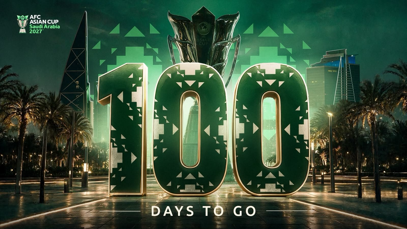 100 Days to Go Until AFC Asian Cup Saudi Arabia 2027