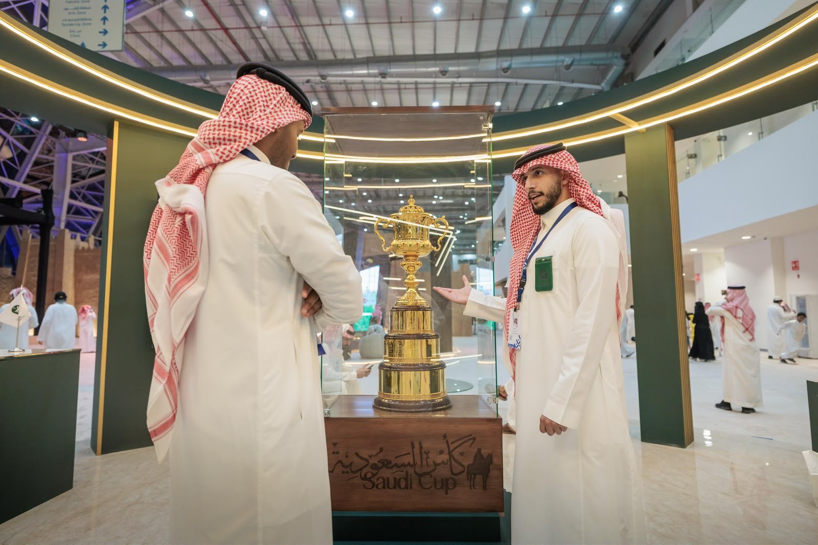 The World’s Most Valuable Trophy on Display at Saudi Falcons and Hunting Exhibition