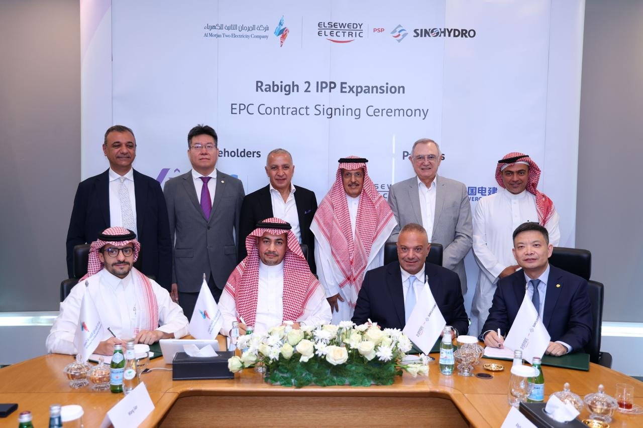 ELSEWEDY ELECTRIC PSP and Sinohydro Sign EPC Contract for $2.2 Billion Rabigh 2 Power Project
